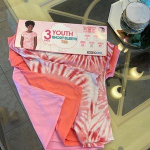 Youths 3 set tee shirt sleeves size Xs